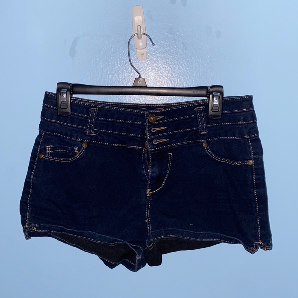 TWO FOR ONE: Denim Style Mini Shorts